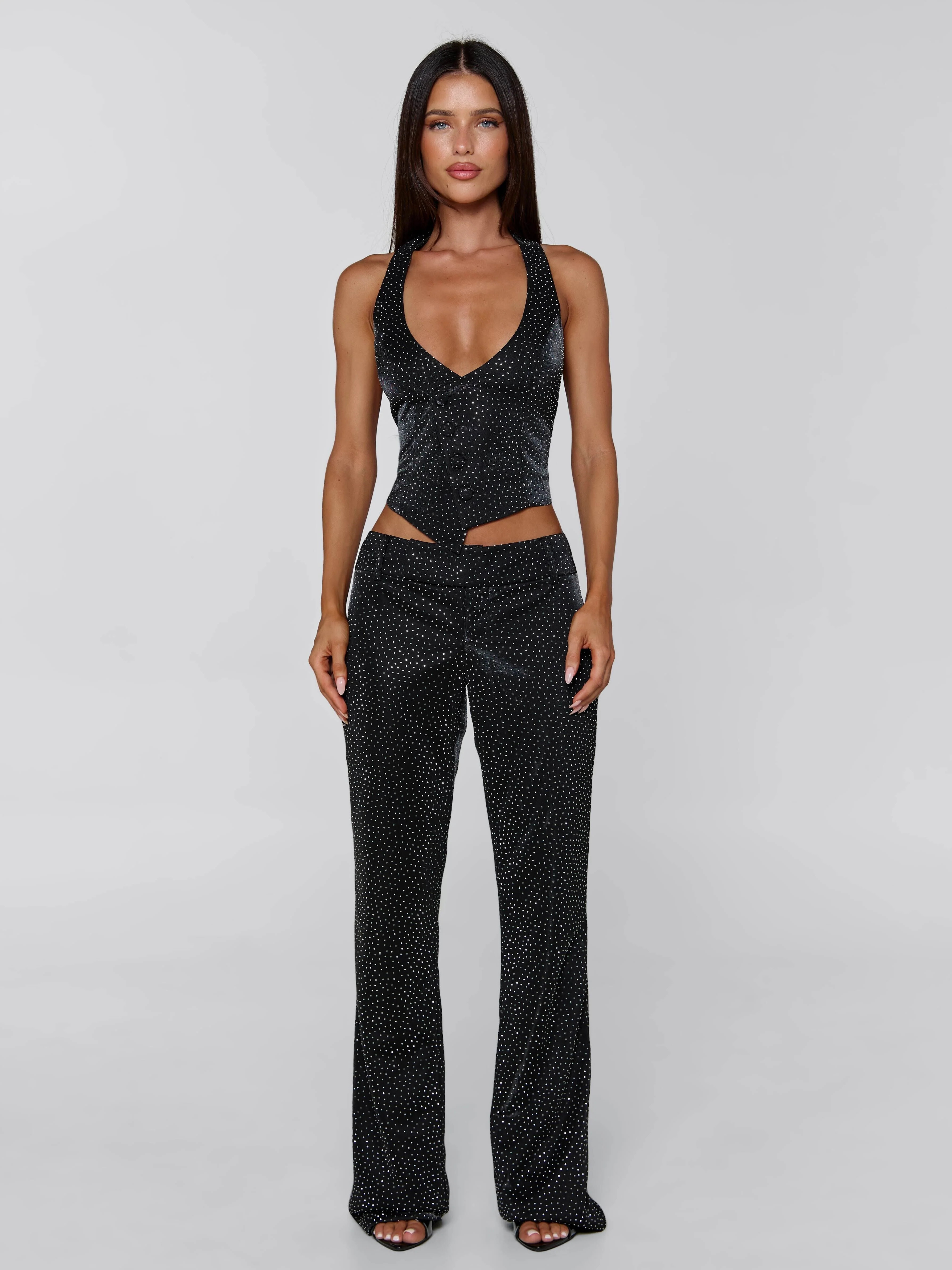 MARIAIS PANT BLACK SPARKLE | Outcast (US & UK)
