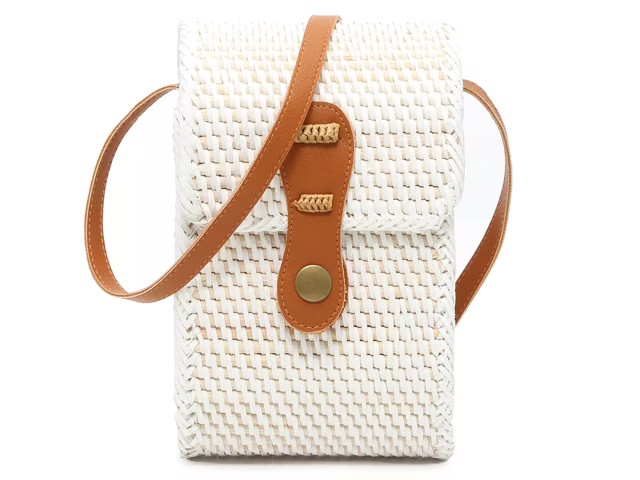 Rattan Phone Crossbody Bag | DSW