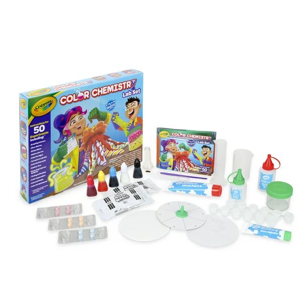 Crayola Color Chemistry Set, Science Kits for Kids, Stem Toys, Beginner Girls & Boys - Walmart.co... | Walmart (US)