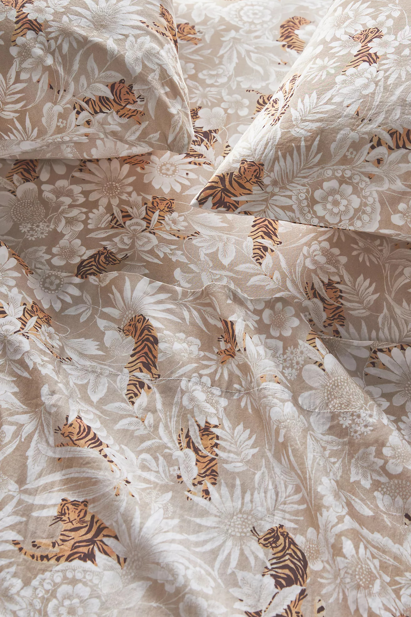 Organic Percale Printed Sheet Set | Anthropologie (US)