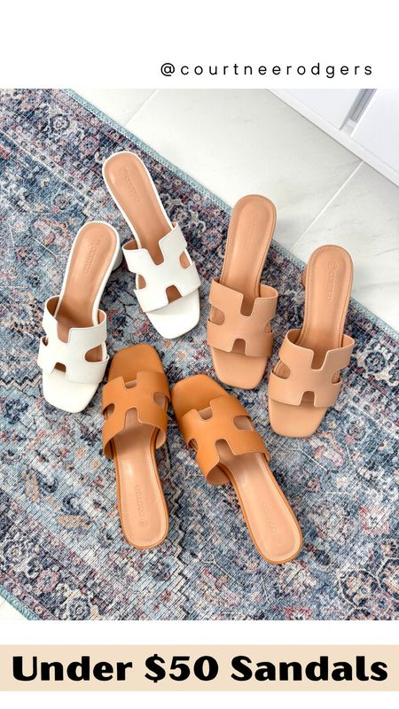 RUN and grab these under $50 sandals! 😍 They’re insanely comfortable and run TTS! No need to size up! P.S. they come in 2 other neutral colors! 💁🏼‍♀️ You can shop everything via the link in my bio > /Shop my Reels/IG Posts ↪️

Colors: light brown, khaki and white 

Sandals, Amazon fashion, sandals under $50, look for less 

#LTKstyletip #LTKshoecrush #LTKsalealert