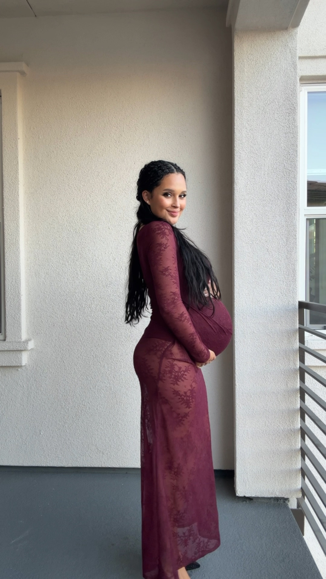 bump friendly burgundy lace dress 🖤

#LTKBump #LTKWatchNow #LTKMostLoved