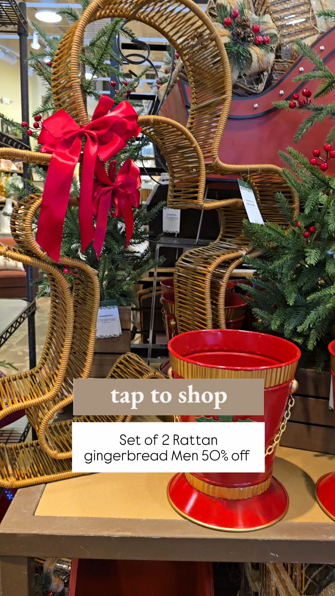 Set of 2 Rattan gingerbread men

#LTKHoliday #LTKSeasonal #LTKHome