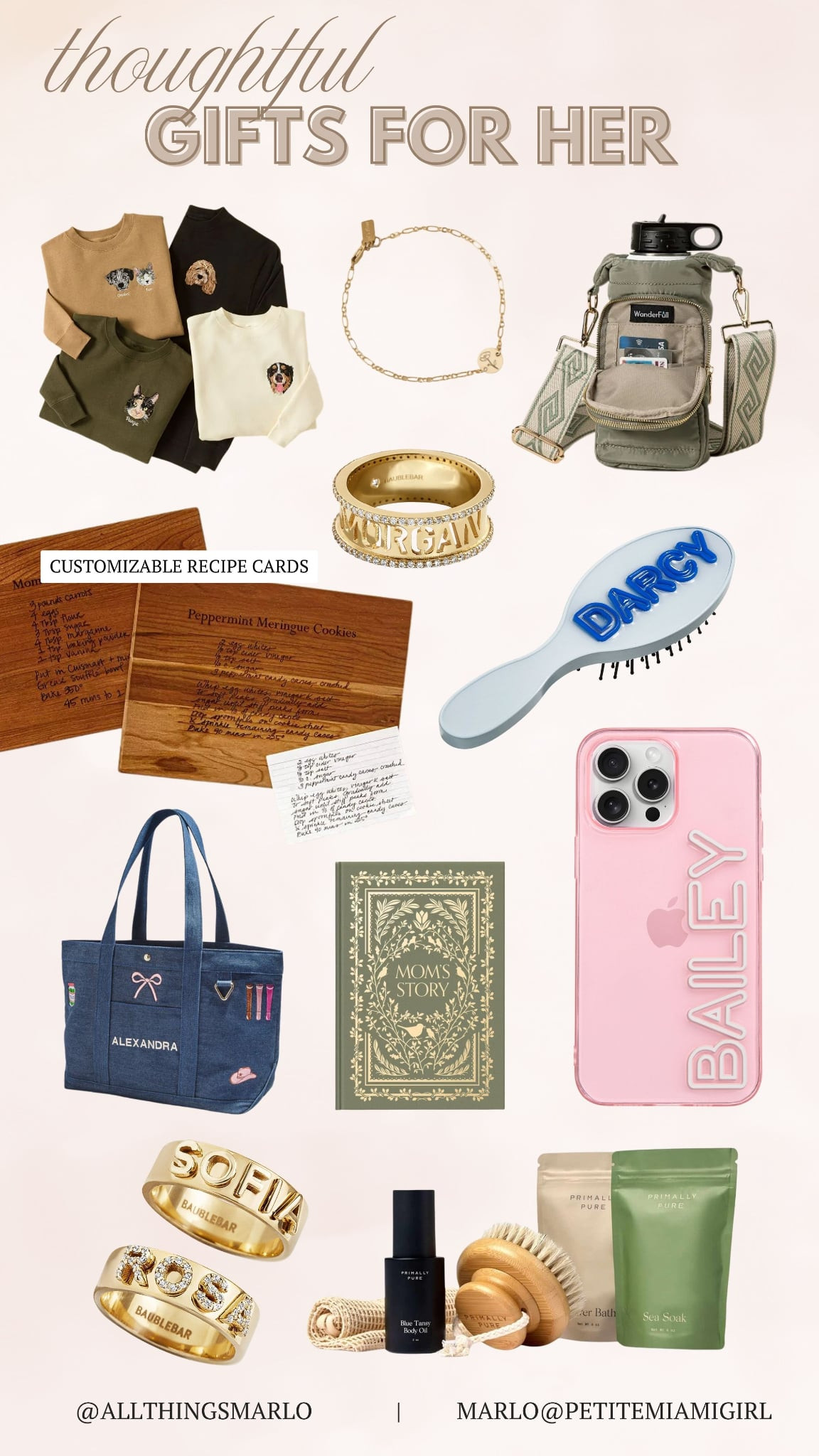 thoughtful gifts for her 

 #LTKGiftGuide #LTKHoliday #LTKSeasonal