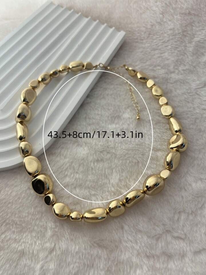 Exaggerated Asymmetrical Pearl Combination Necklace, Delicate Design Choker Necklace | SHEIN USA | SHEIN