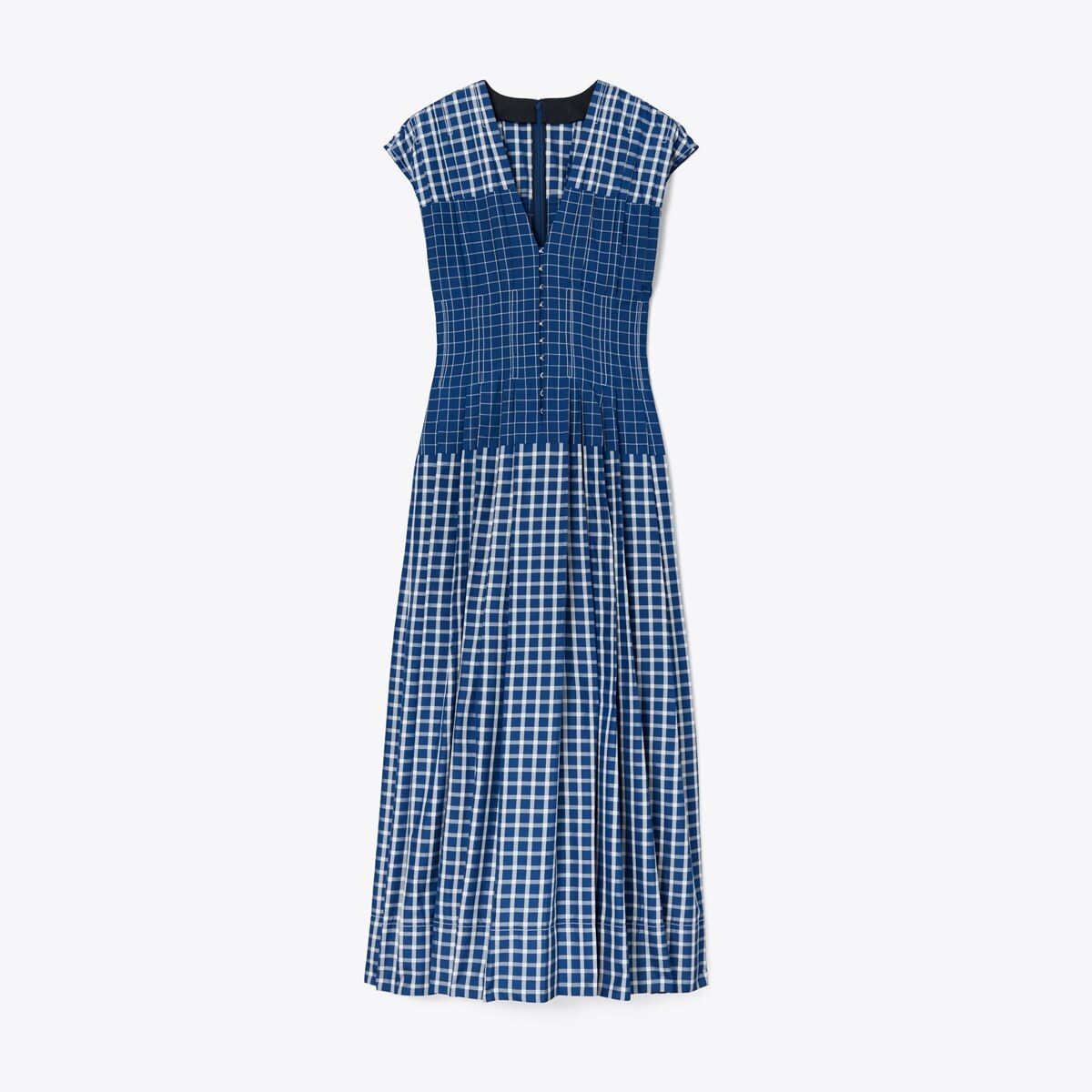 Picnic Plaid Silk Claire McCardell Dress | Tory Burch (US)
