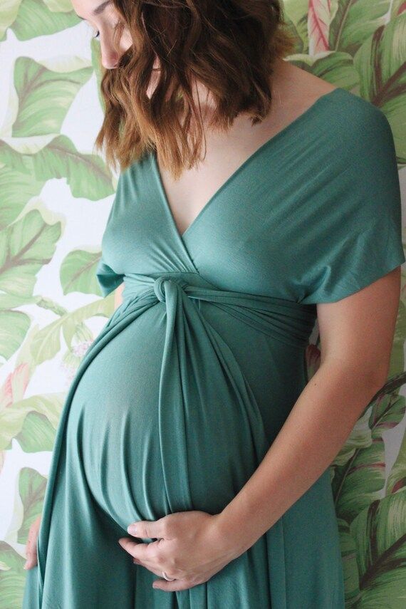 Maternity dress / photo shoot dress/ baby shower dress / maternity gown- the full wrap dress | Etsy (US)