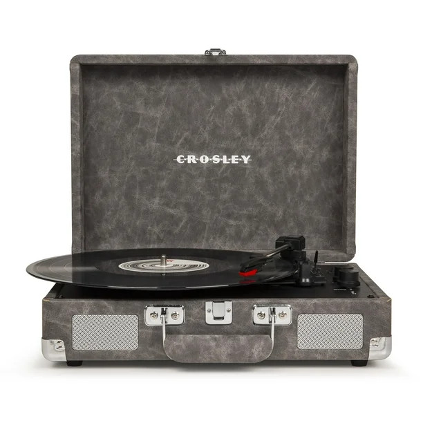 Crosley Cruiser Premium Turntable - Slate Vegan Leather (Walmart Exclusive) - CR8805A-SL | Walmart (US)