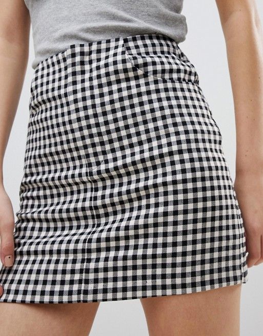 Pull&bear zip front mini skirt | ASOS US