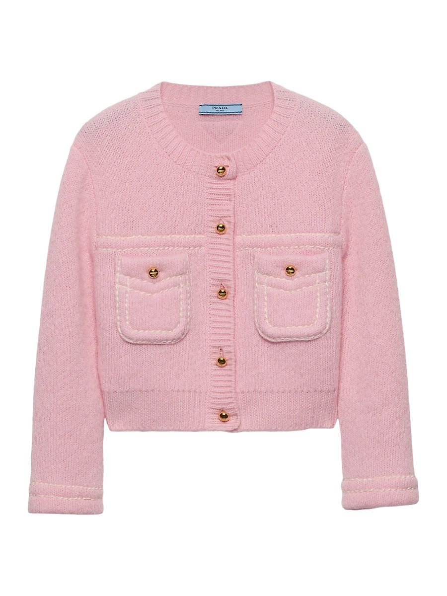 Women's Cashmere Cardigan - Pink - Size 6 | Saks Fifth Avenue