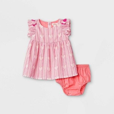 Baby Girls' Clipspot Dress - Cat & Jack™ Pink | Target