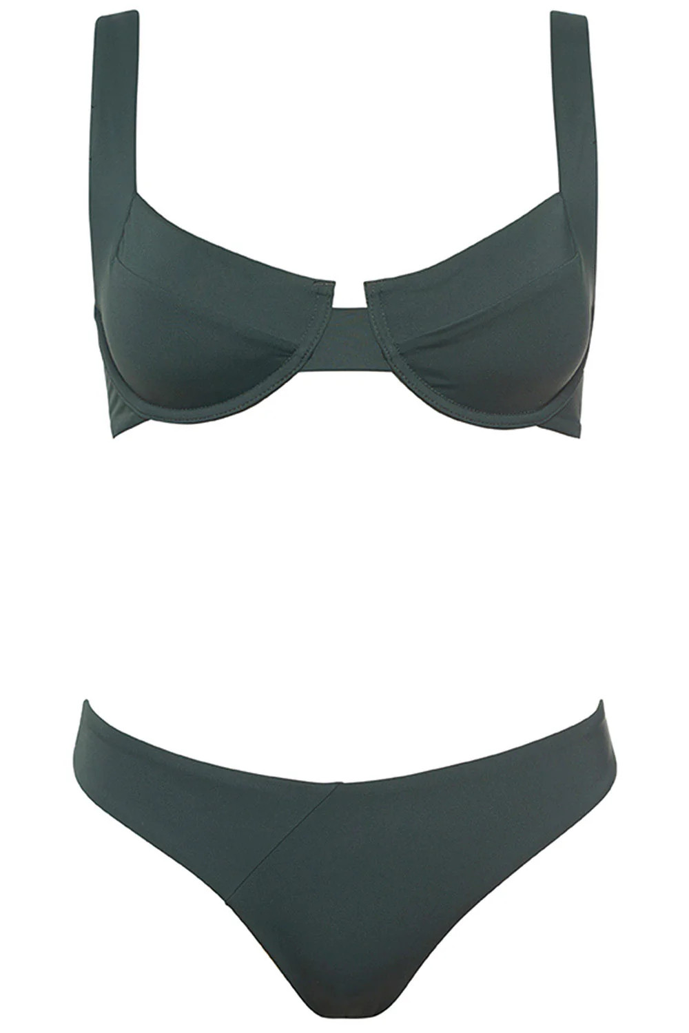 Laguna Bikini Forest Green Set | VETCHY LLC