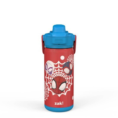 Zak Designs Spider-Man Spidey and His Amazing Friends Antimicrobial 14oz Stainless Steel Double Wall Vacuum Beacon Bottle | Target