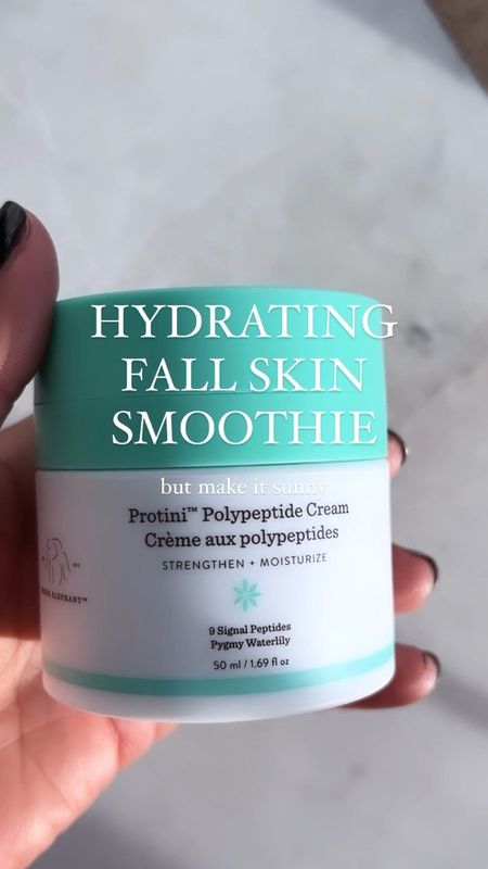 Are you skin cycling?  On your recovery nights AND daytime, use hydrating products to help keep your moisture barrier intact. Boost with a peptide, too! I partnered with @Drunkelephant and made a skincare smoothie! 

I used Protini Polypeptide Cream and B-Hydra Intensive Serum for the days you need extra hydration. Added D-Bronzi Anti-Pollution Drops for an antioxidant boost (this is also fantastic to mix with your products if you can’t tolerate straight vitamin c for daytime!) Everything’s at @sephora- more details in stories and my LTK!

#DrunkElephantPartner
