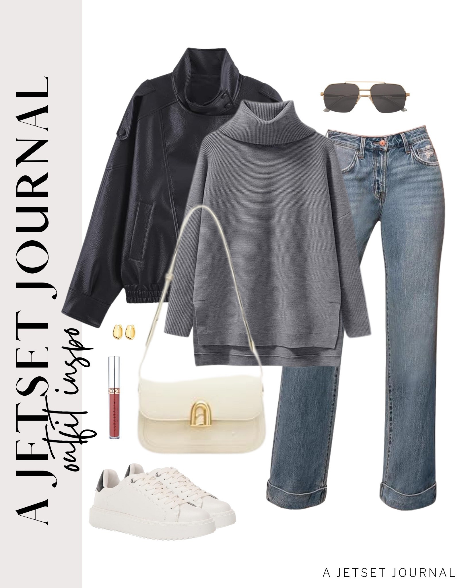This new jacket from Amazon makes every outfit look put together!
faux leather jacket, square sunglasses, wide leg high waisted jeans,  trendy look, viral products, casual outfit idea, how to style, ways to style, amazon fashion, affordable style, shoe inspo, winter to spring outfit, winter to spring style, transitional style

#LTKU #LTKBeauty #LTKSeasonal