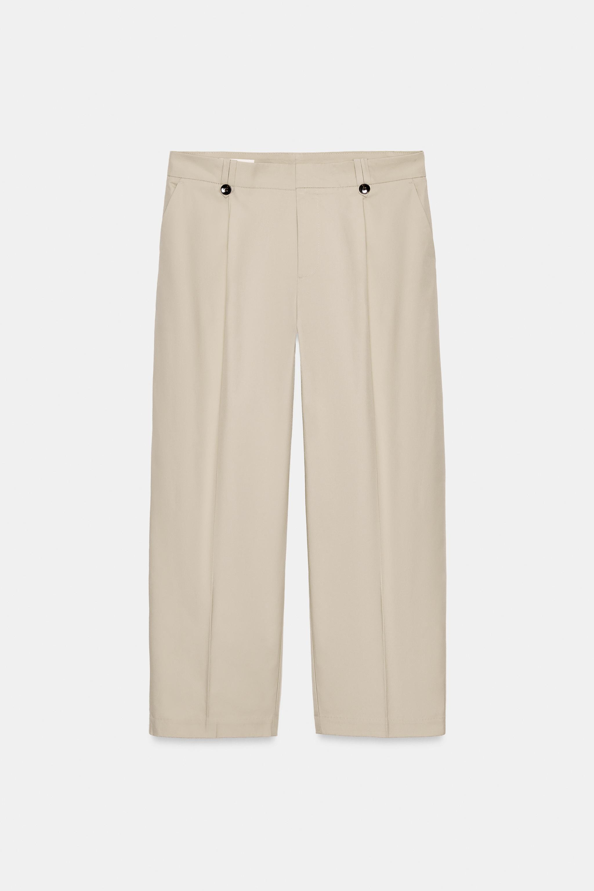 STRAIGHT-LEG CHINO TROUSERS | Zara US