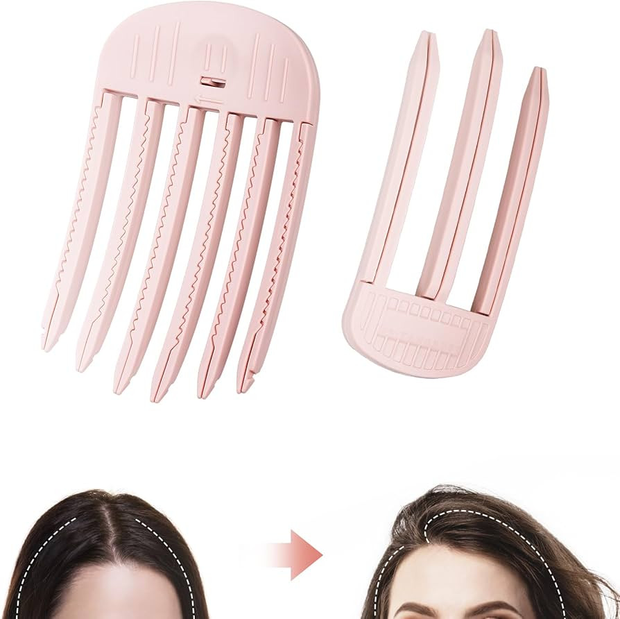 2 Pack Wind Shaping Styling Comb for Fluffy Bangs for Volume and Heatless Curls, Quick Hair Styli... | Amazon (US)