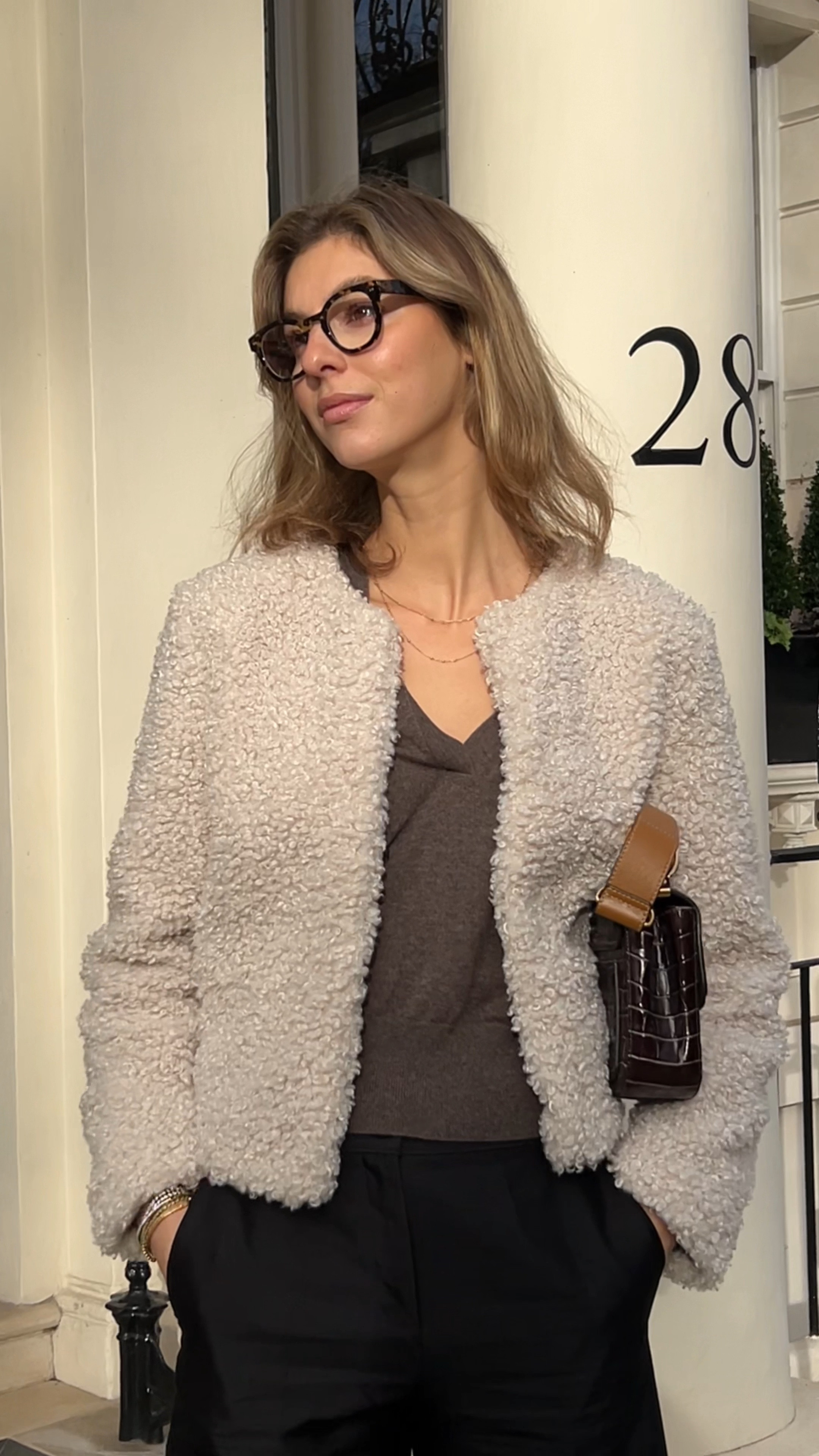 Winter outfit
Shearling jacket
Black wide trousers
Casual look

#LTKSeasonal #LTKGiftGuide #LTKHoliday