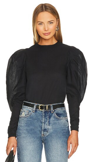 Cora Blouse in Black | Revolve Clothing (Global)