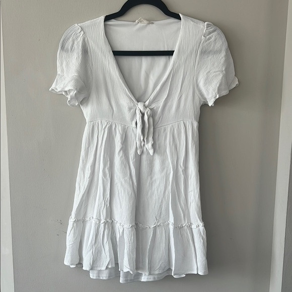 Altar’d State Flowy Babydoll White Dress S | Poshmark