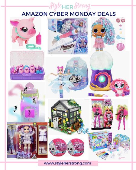 Amazon Cyber Monday Deals on little girl gift ideas like LOL DOLLS, magic mixies, little live pets, legos, rainbow high, hatchimals 

#LTKGiftGuide #LTKsalealert #LTKCyberweek