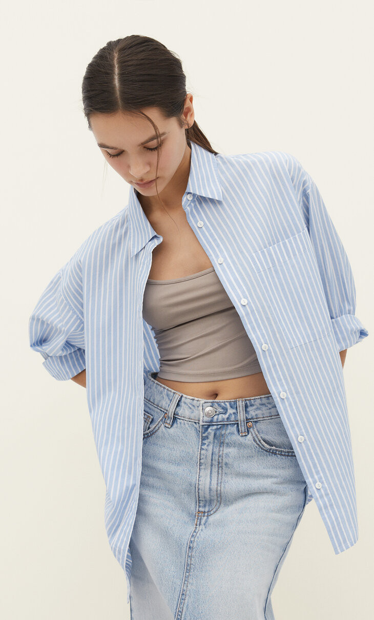 Daily poplin shirt | Stradivarius (UK)