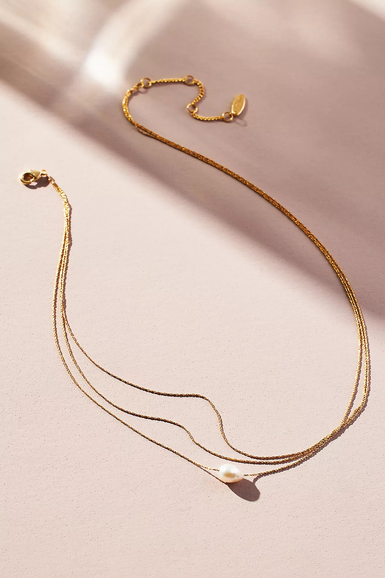 Triple Layer Pearl Necklace | Anthropologie (US)