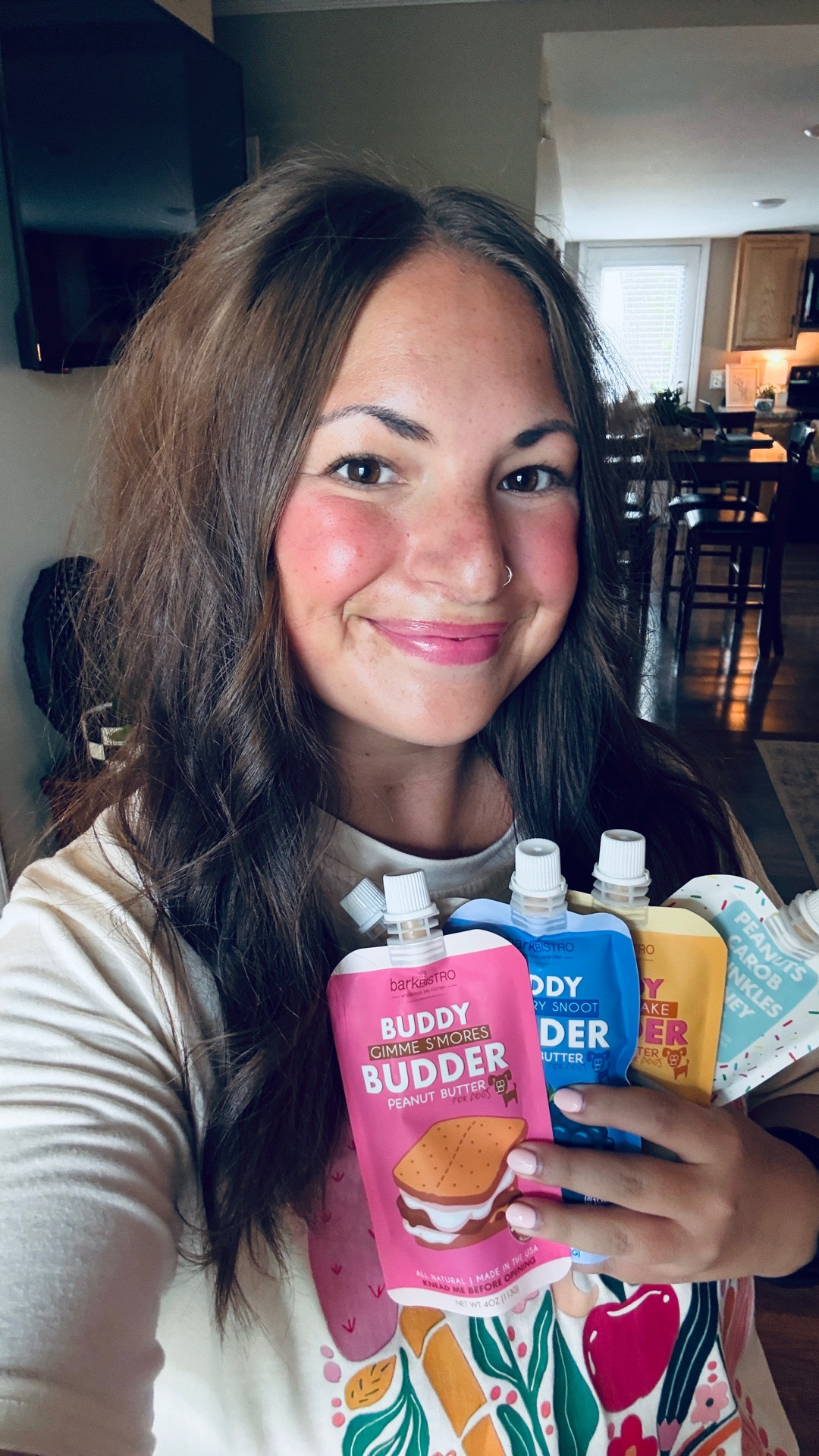 happy pup, easy treat 🐾 this squeeze peanut butter is a game changer for snack time + enrichment! 

 