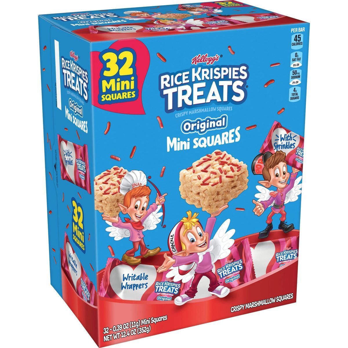 Rice Krispies Treats Valentine's Minis With Sprinkles - 12.4oz | Target
