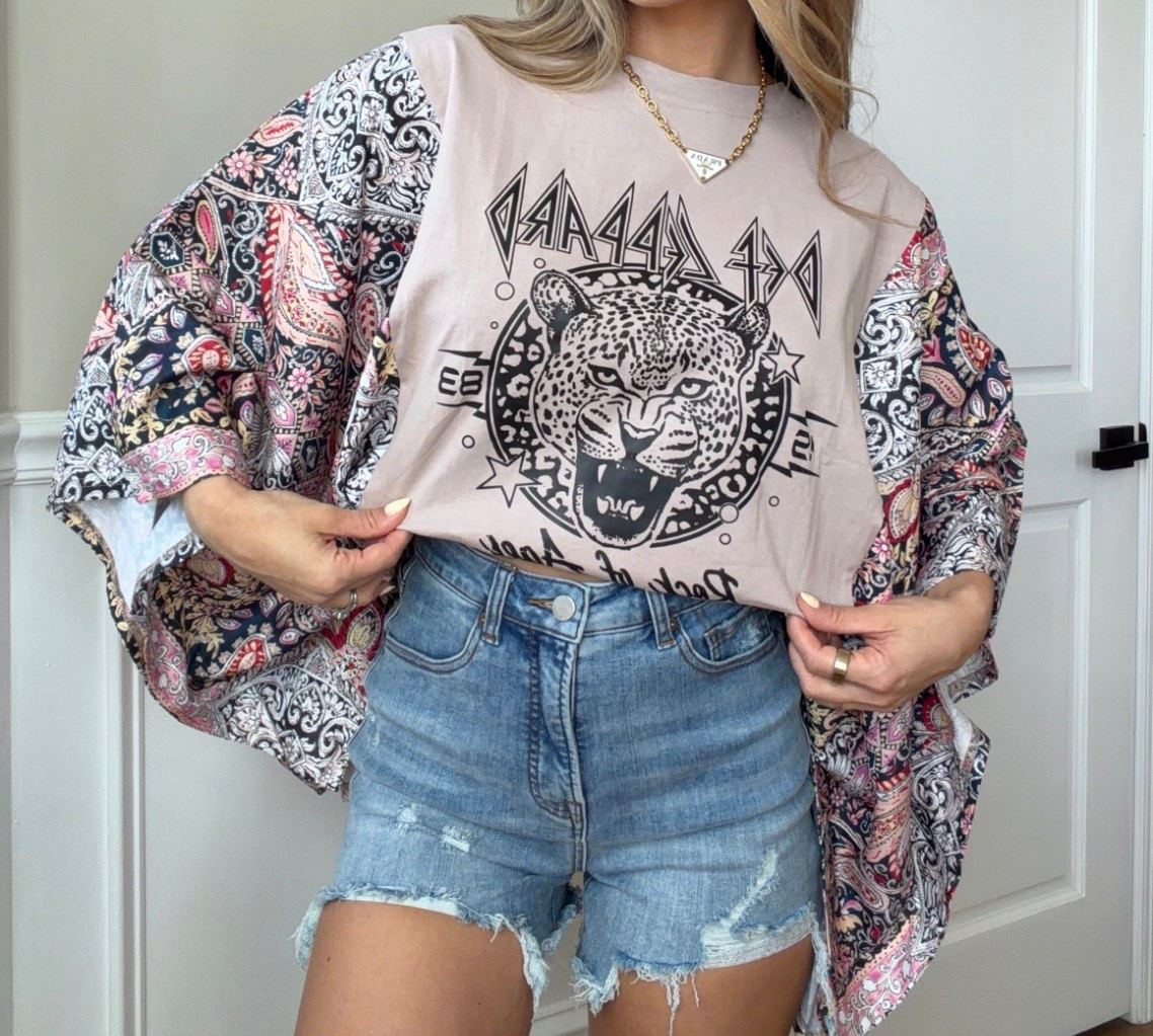Vintage vibes meet everyday comfort ✨ Loving the Rock of Ages Kantha Top paired with On the Go Risen Shorts from Willow Boutique. 
Use my 20% off code jessieheatherly to snag your summer-ready look! 🌿 #WillowBoutique #SummerOutfit #OOTDInspo #VintageStyle #LTKStyle”


#LTKmomlife #LTKMidsize #LTKootd
