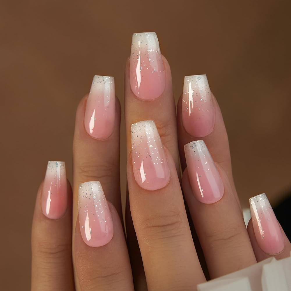 Curvlife Press On Nails Stick On Nails Short Fake Nails Design Acrylic Nails Stick On Nails Tips ... | Amazon (CA)