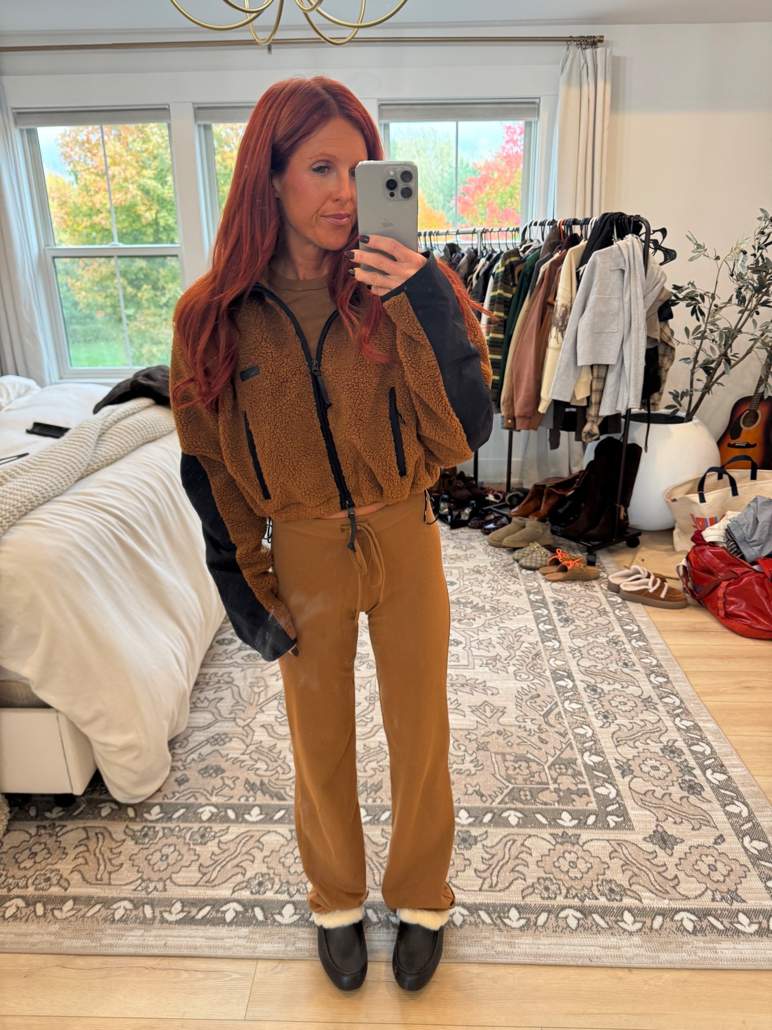 Skims is my go to for fall cozy! The cropped version of this jacket is the one I have one. There are longer versions I linked too. 
Xs in jacket and pants
Small in ribbed tee

#ltkfalloutfitinspo #ltkootd

#LTKStyleTip #LTKSeasonal #LTKU