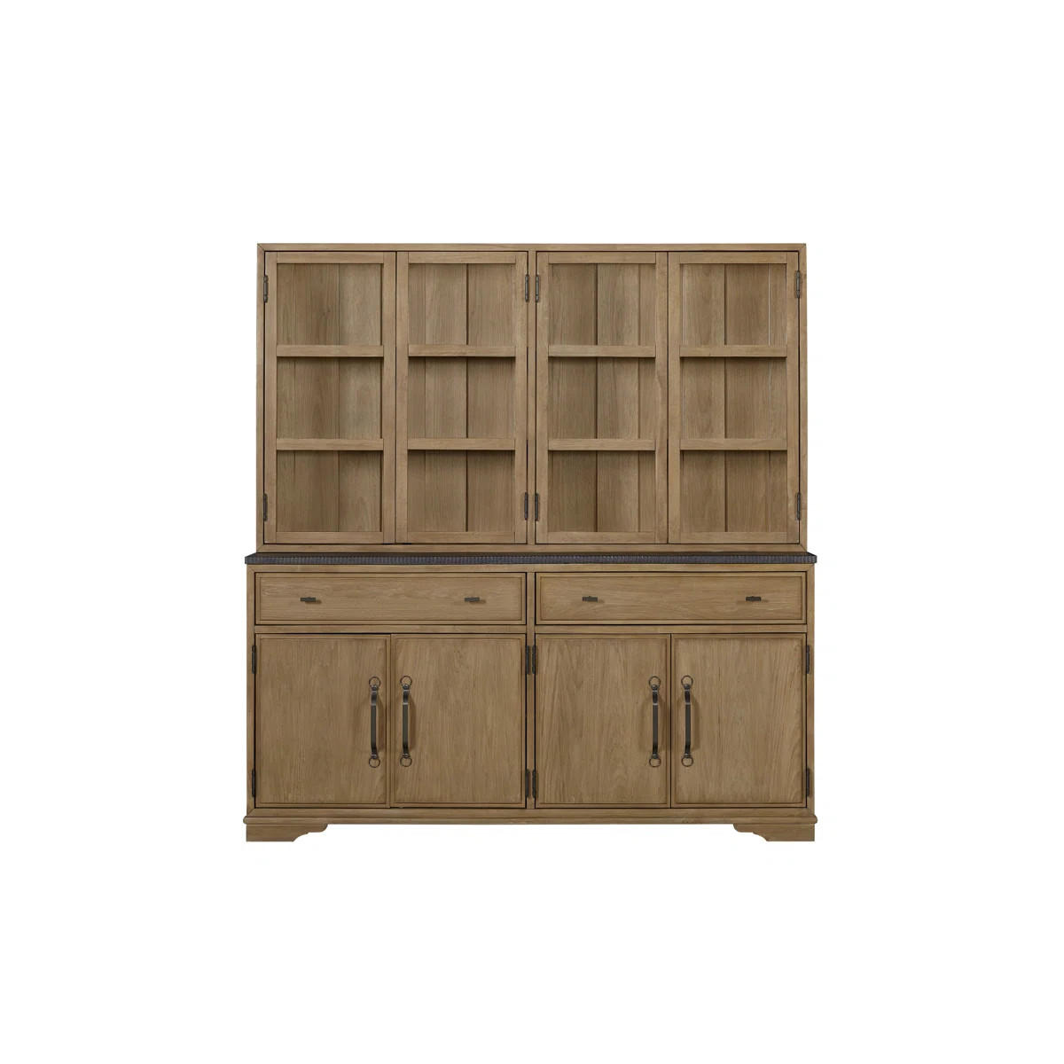 Deemston 2 Piece Cabinet (Hutch & Buffet) - Cashew | Wayfair North America