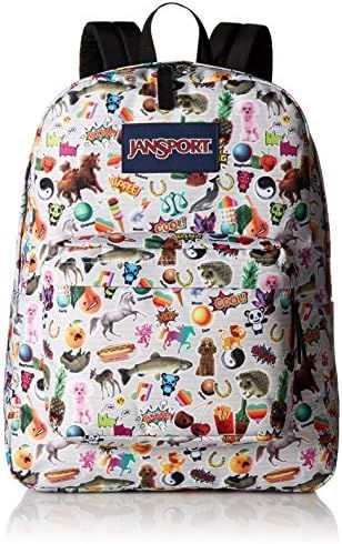 JanSport Superbreak Backpack- Sale Colors (Multi Stickers) | Amazon (US)
