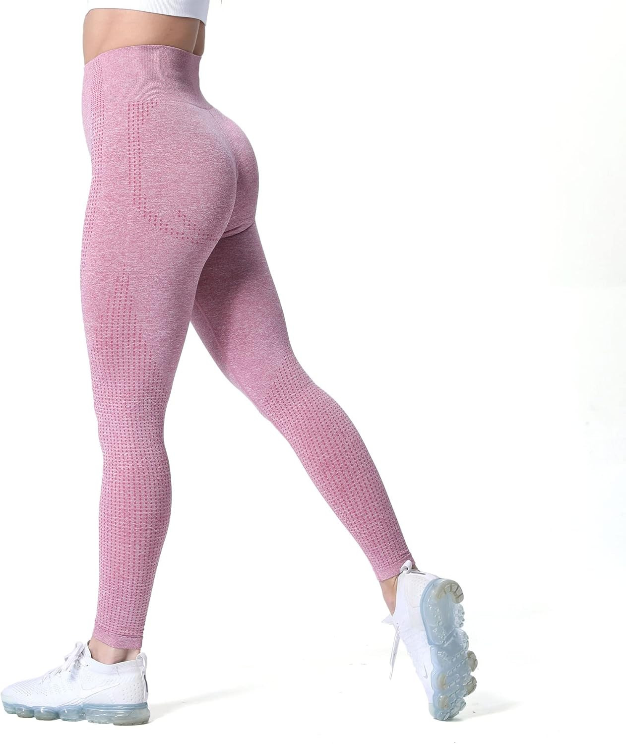Aoxjox Women's High Waist Workout Gym Vital Seamless Leggings Yoga Pants | Amazon (US)