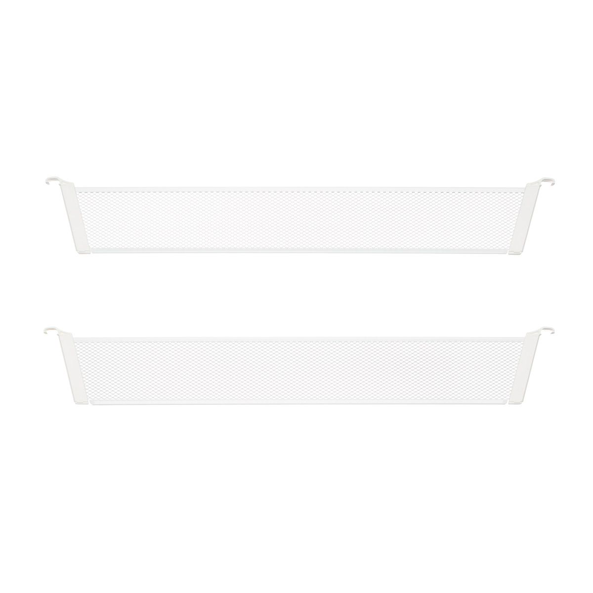 Elfa 20-3/4" 1-Runner Mesh Drawer Divider White Pkg/2 | The Container Store