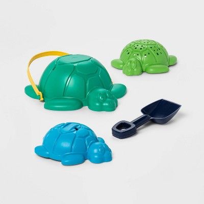 4pc Stacking Turtles Sand Molds - Sun Squad™ | Target