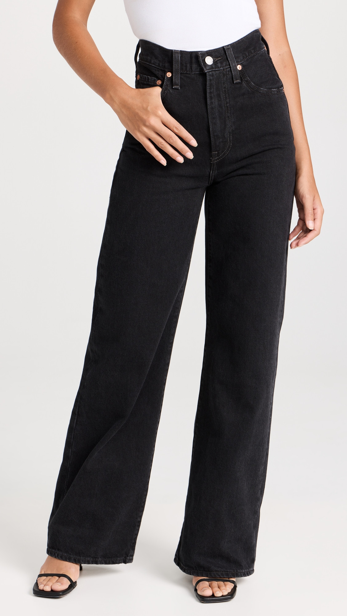 Levi's Ribcage Wide Leg Jeans Rosie Posie 25 | Shopbop