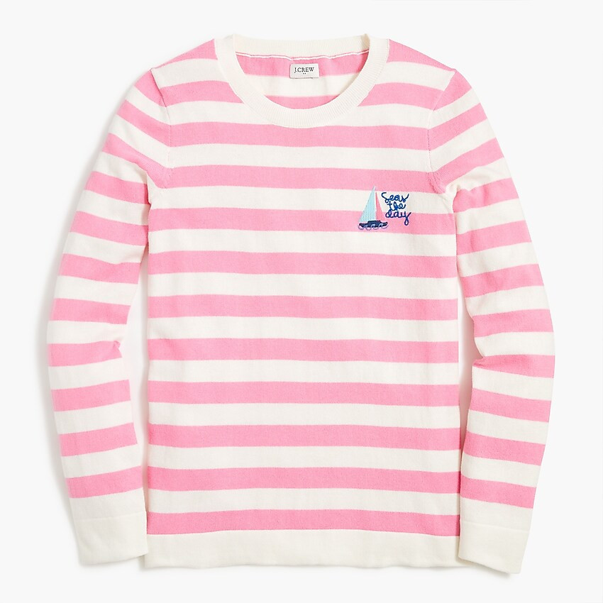 "Seas the day" Teddie sweater | J.Crew Factory