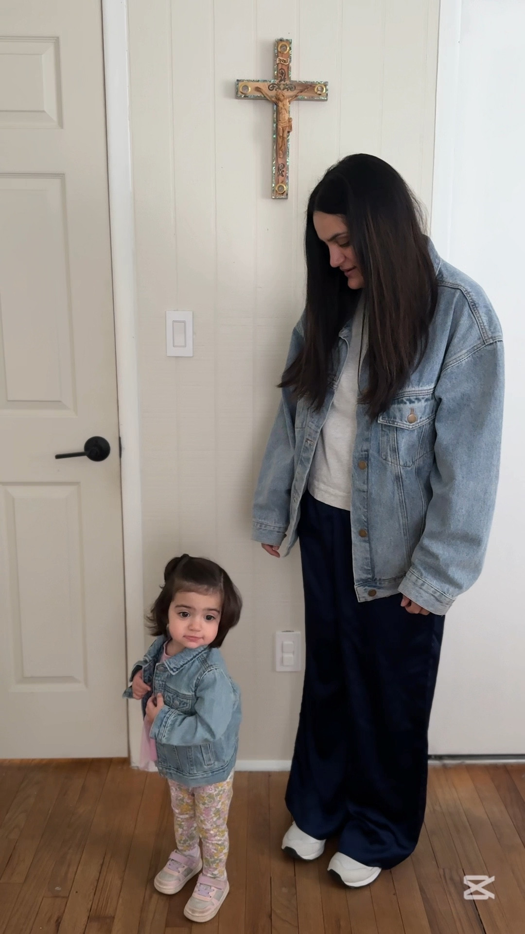Mom Fit
Jacket: Small
Shirt: Medium
Pants: Large 

#LTKKids #LTKFamily #LTKStyleTip