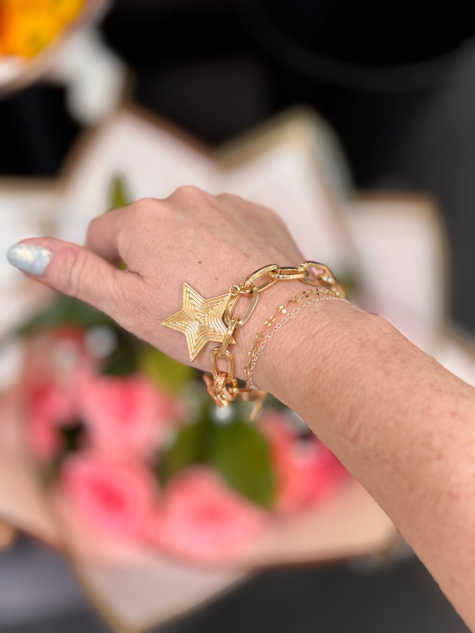 Star charm bracelet on sale! 

#LTKSaleAlert #LTKOver40 #LTKSeasonal