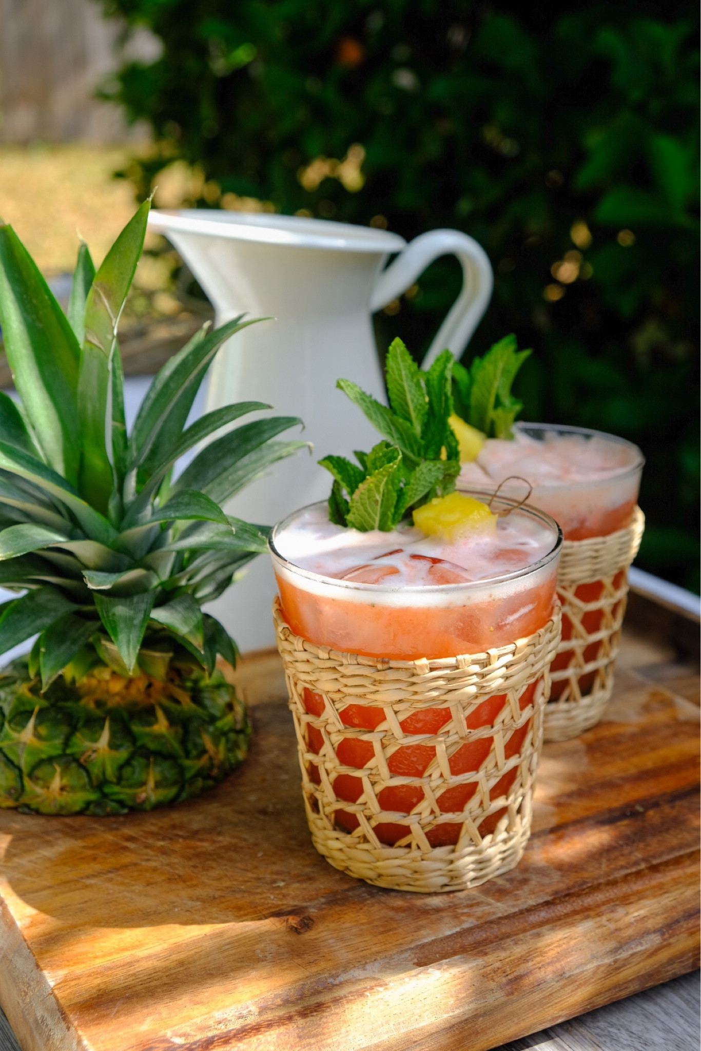 My favorite cocktail glasses! The cane wrapping is removable, making cleaning a breeze! 

#LTKFind #LTKunder50 #LTKhome