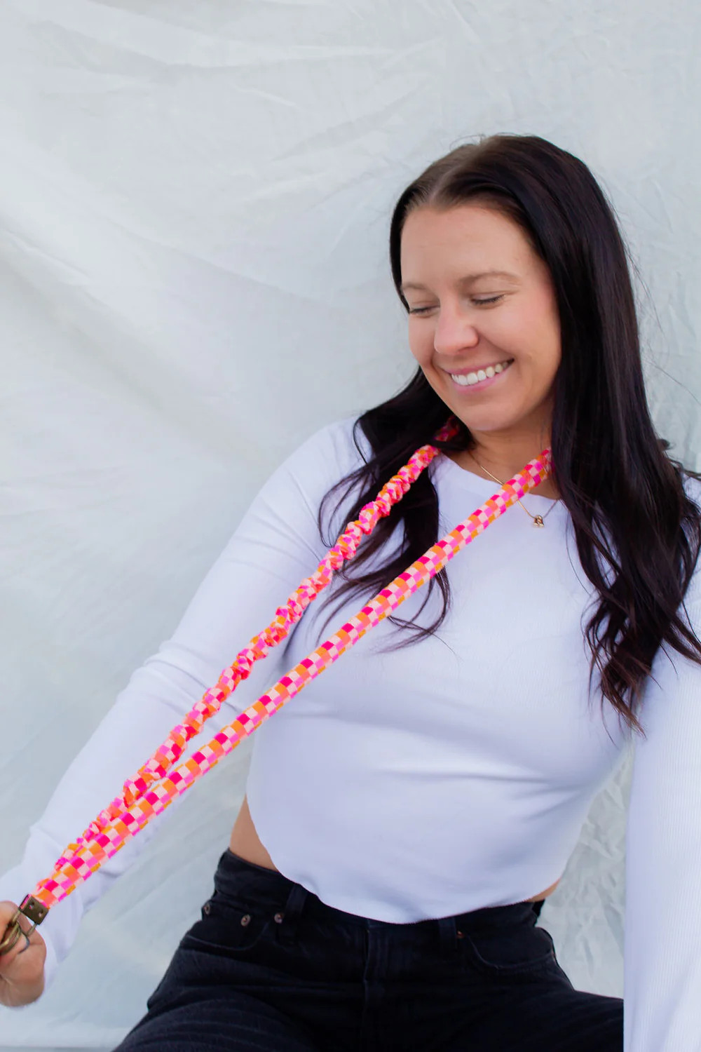 Andi x Katie Lynn Bright Checkered Lanyard | Shop Andi