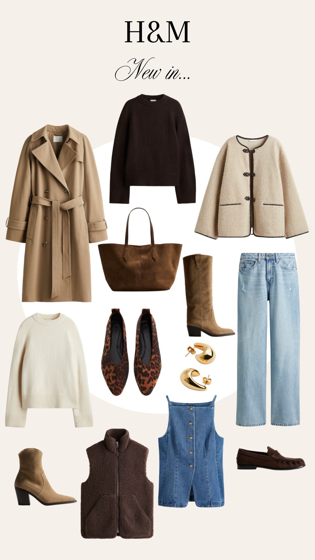 A few of my favourite new in autumn pieces from H&M 
There is currently 15% off everything 