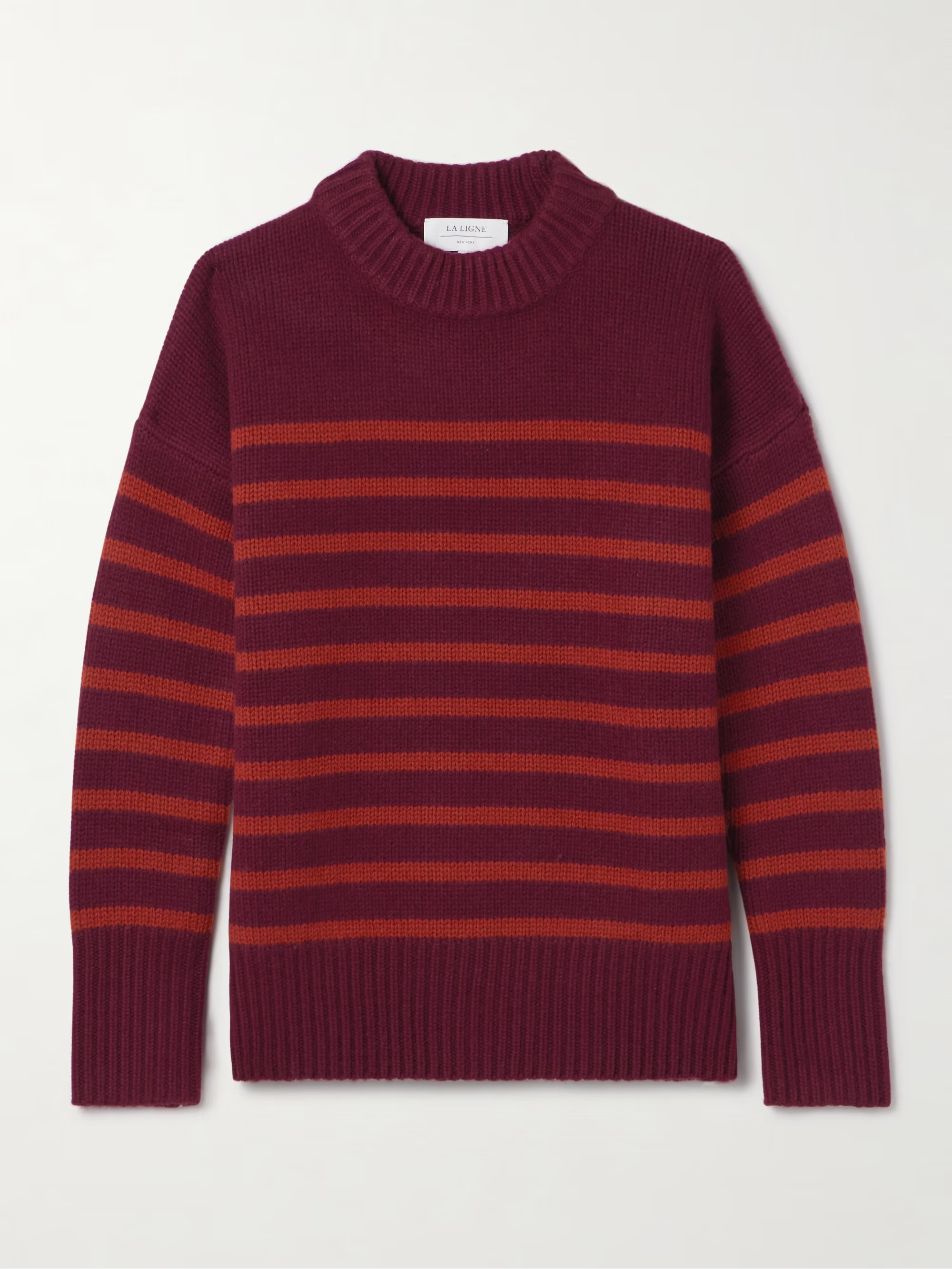 Marin striped wool and cashmere-blend sweater | NET-A-PORTER (US)