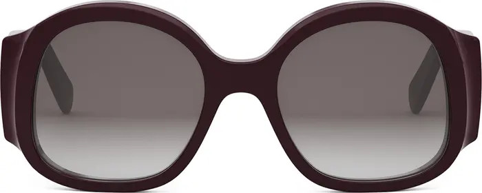 CELINE Maxi Triomphe 54mm Round Sunglasses | Nordstrom | Nordstrom