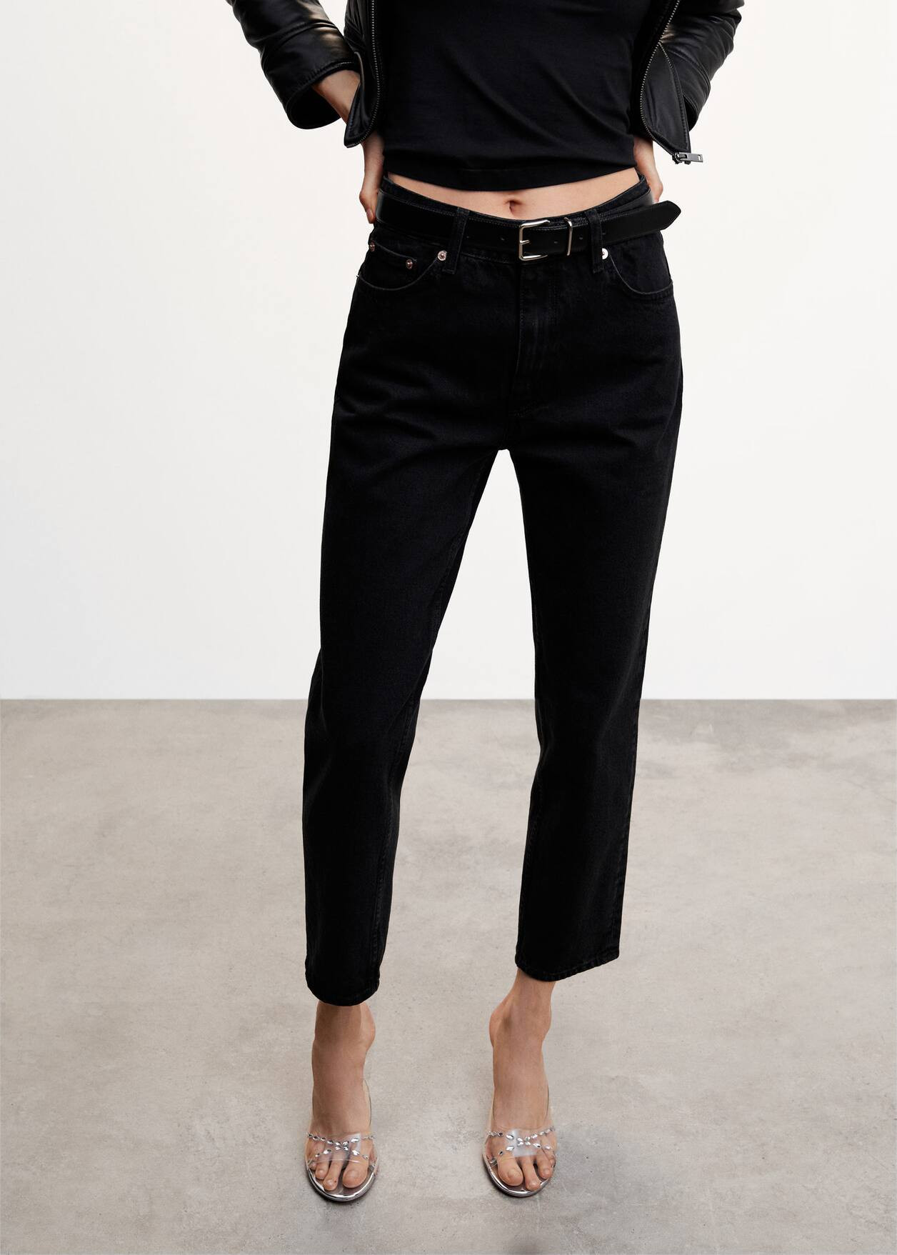 Mom high-waist jeans -  Women | Mango USA | MANGO (US)
