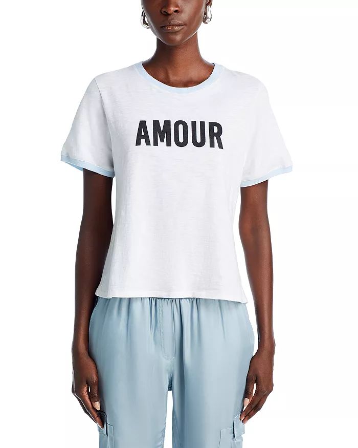 Cotton Two Tone Amour Tee | Bloomingdale's (US)