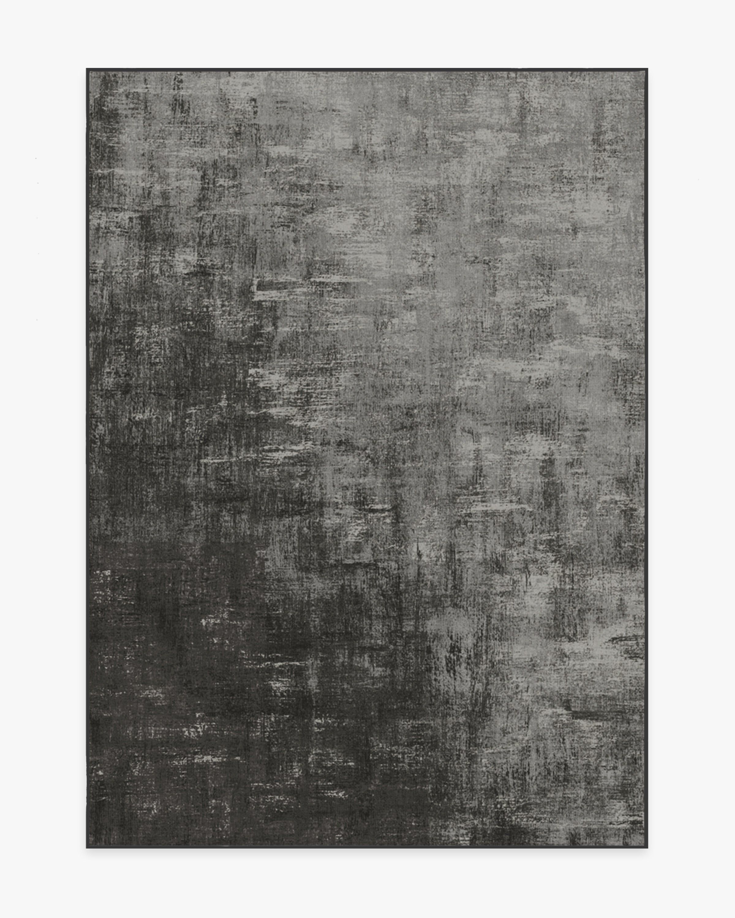 Impasto Greyscale Rug | Ruggable