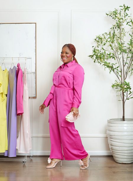 Loving this satin jumpsuit! It’s super chic and great for so many spring events. It comes in 3 other colors and it’s currently on sale under $30 @Walmart! #WalmartPartner #WalmartFashion @WalmartFashion 

#LTKsalealert #LTKmidsize #LTKSeasonal